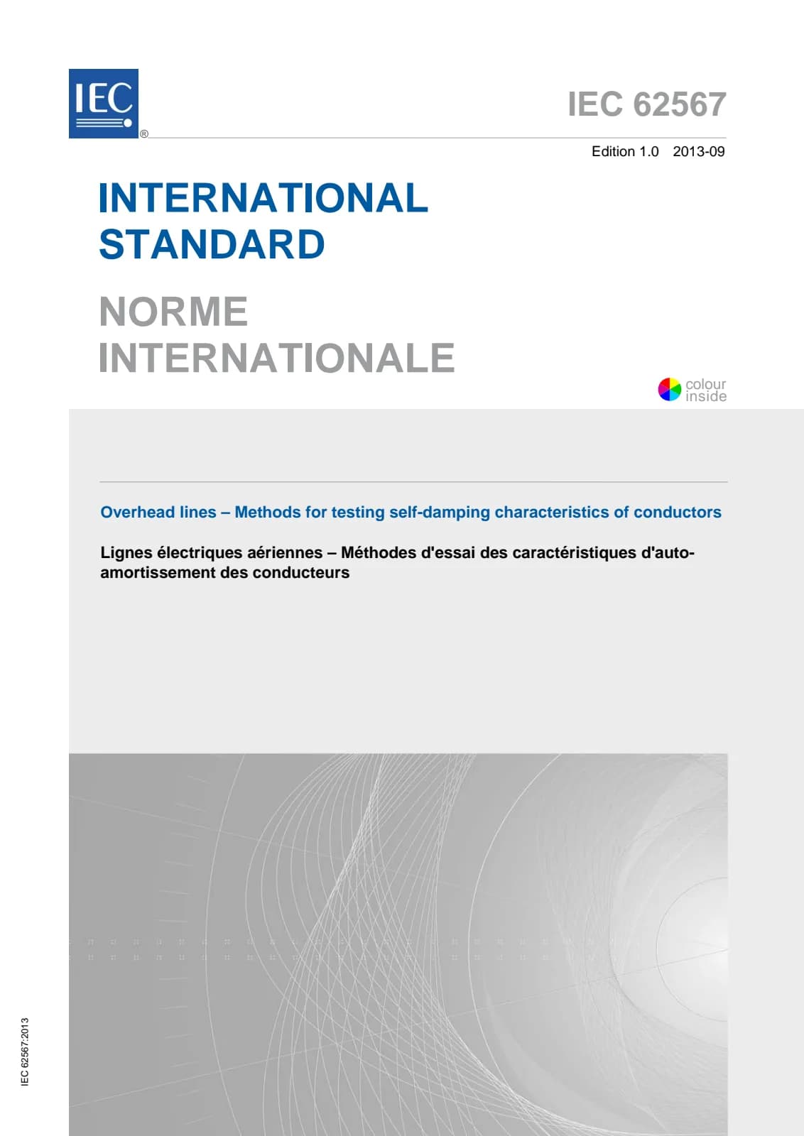 Первая страница стандарта IEC 62567:2013