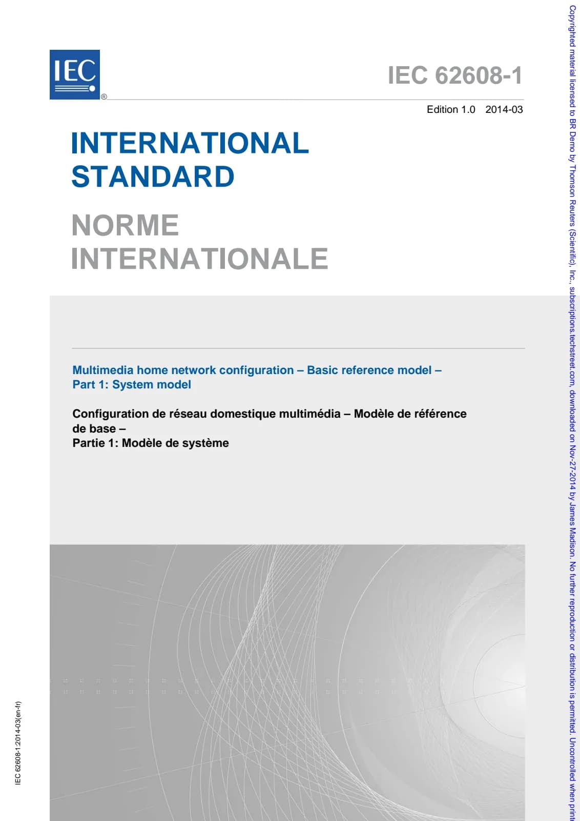 Первая страница стандарта IEC 62608-1:2014