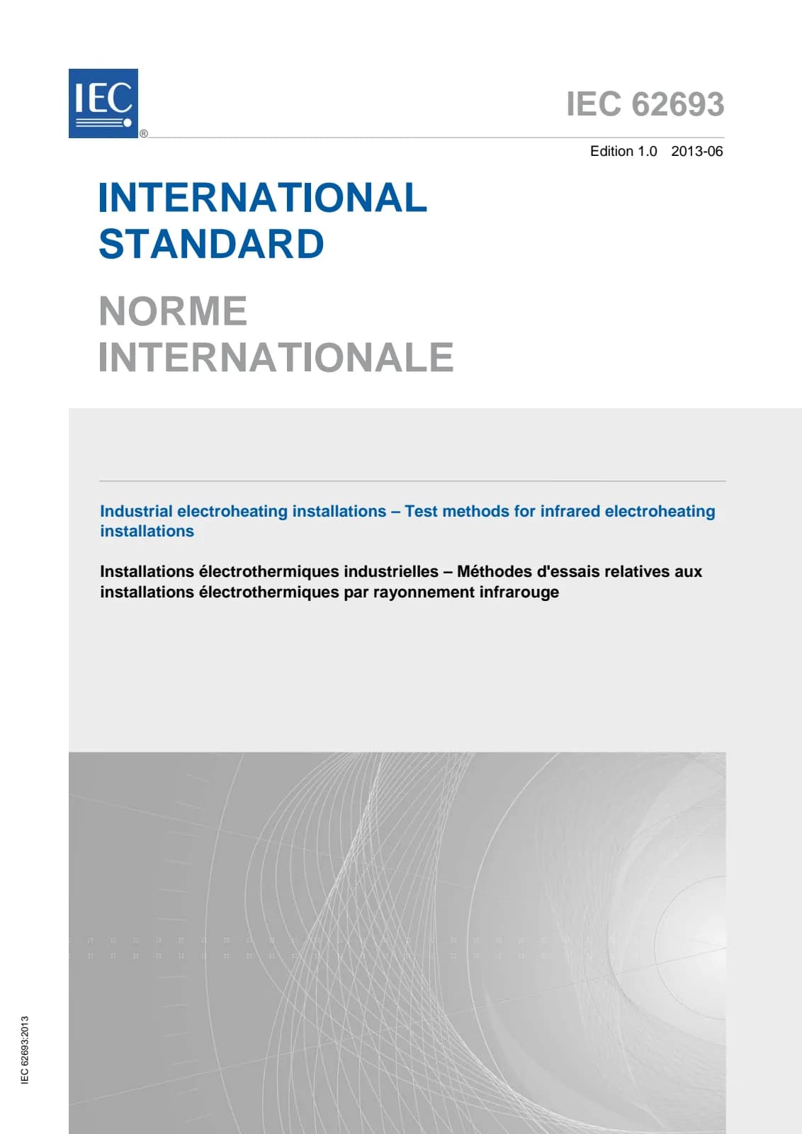 Первая страница стандарта IEC 62693:2013