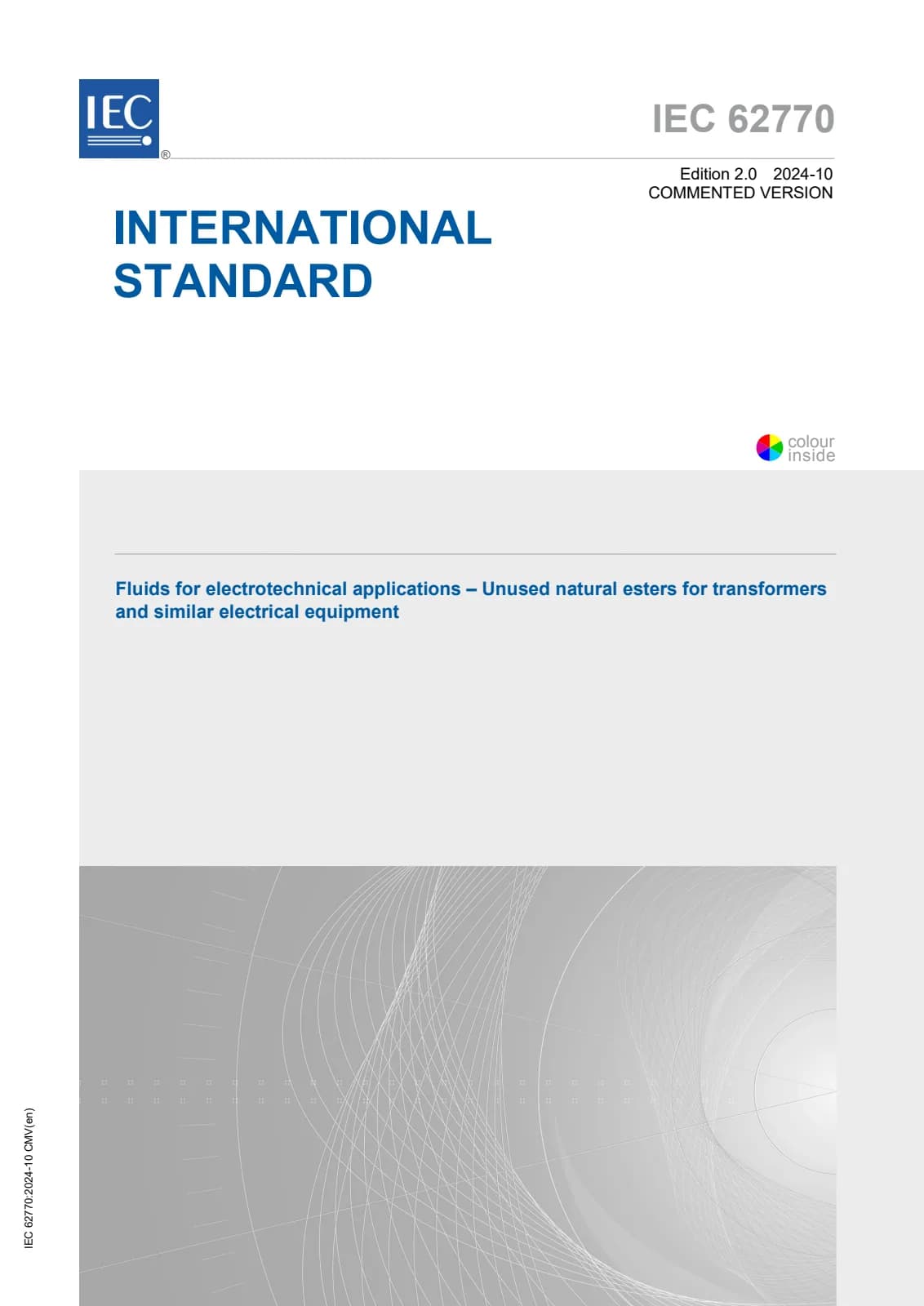 Первая страница стандарта IEC 62770:2024