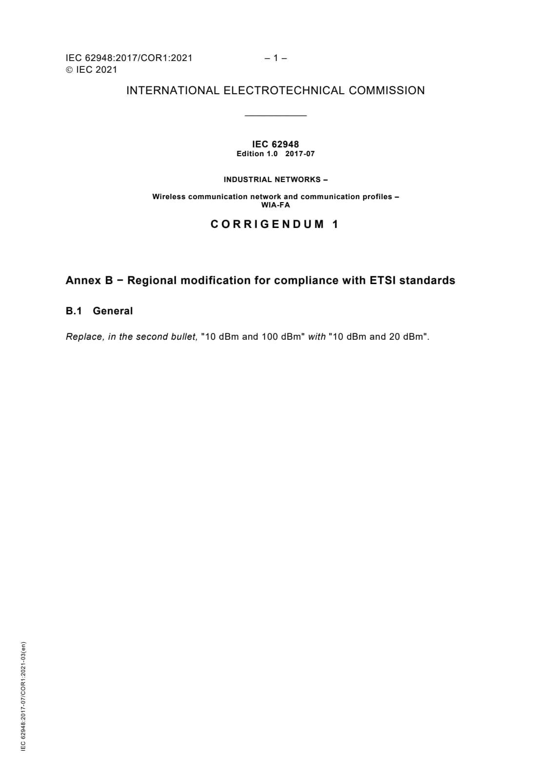 Первая страница стандарта IEC 62948:2017