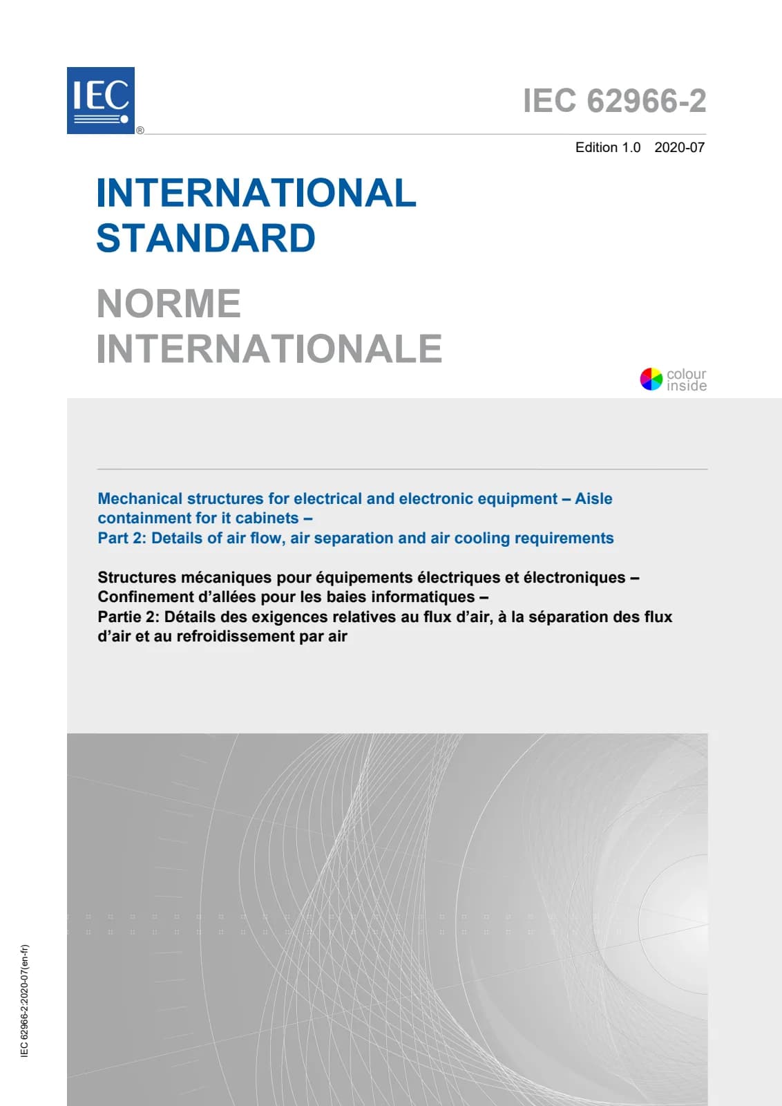 Первая страница стандарта IEC 62966-2:2020