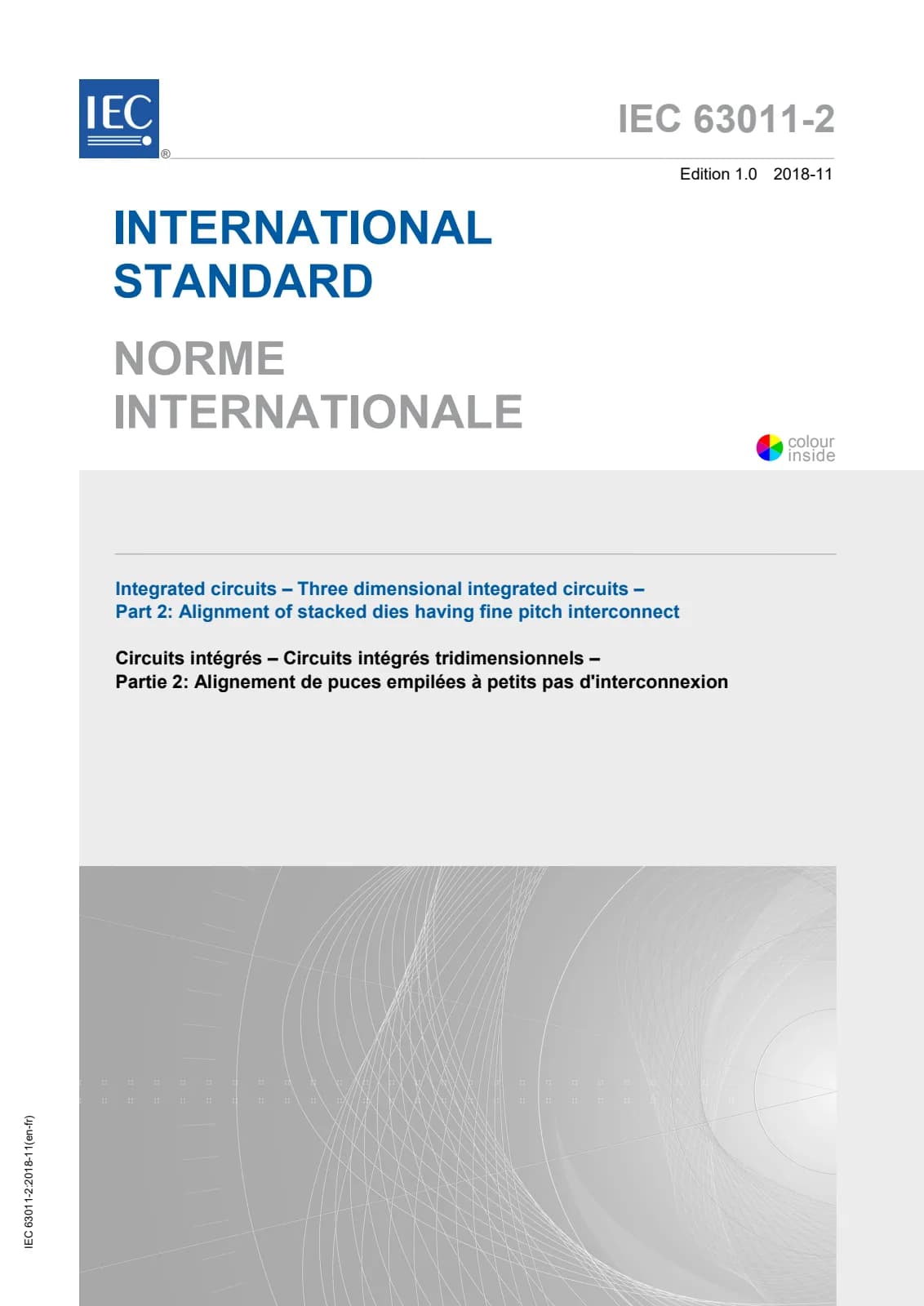 Первая страница стандарта IEC 63011-2:2018
