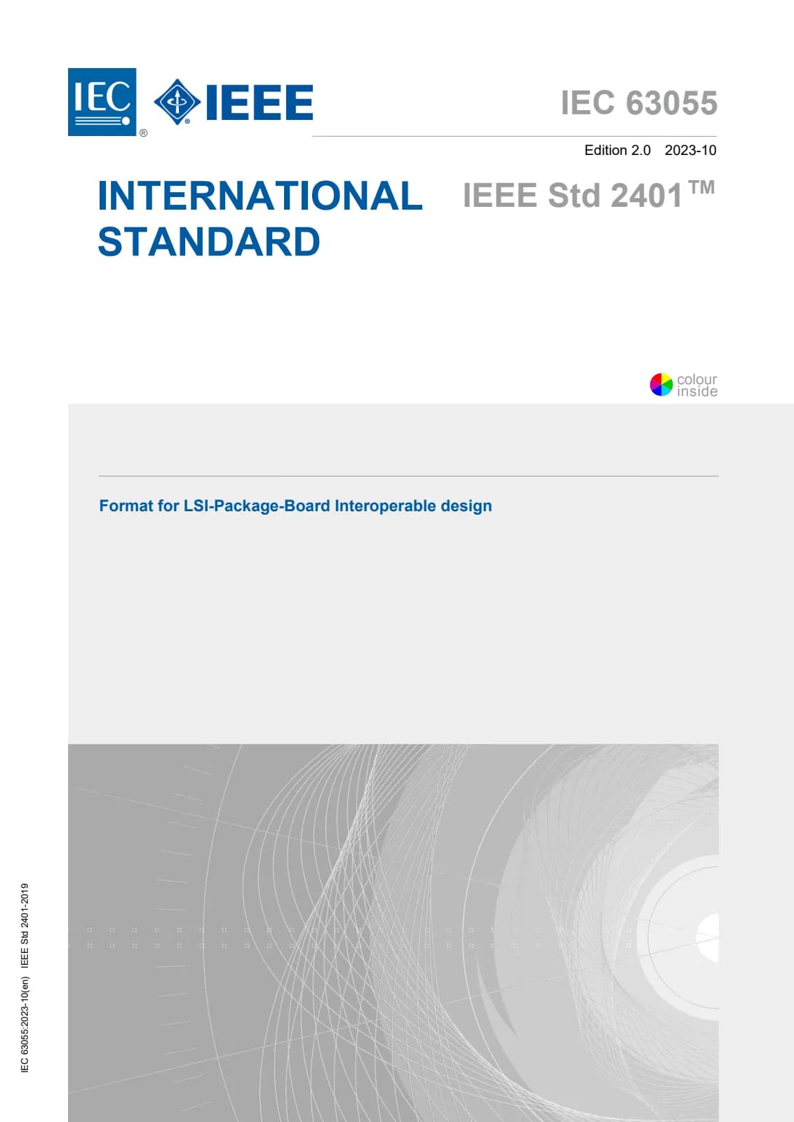 Первая страница стандарта IEC 63055:2023