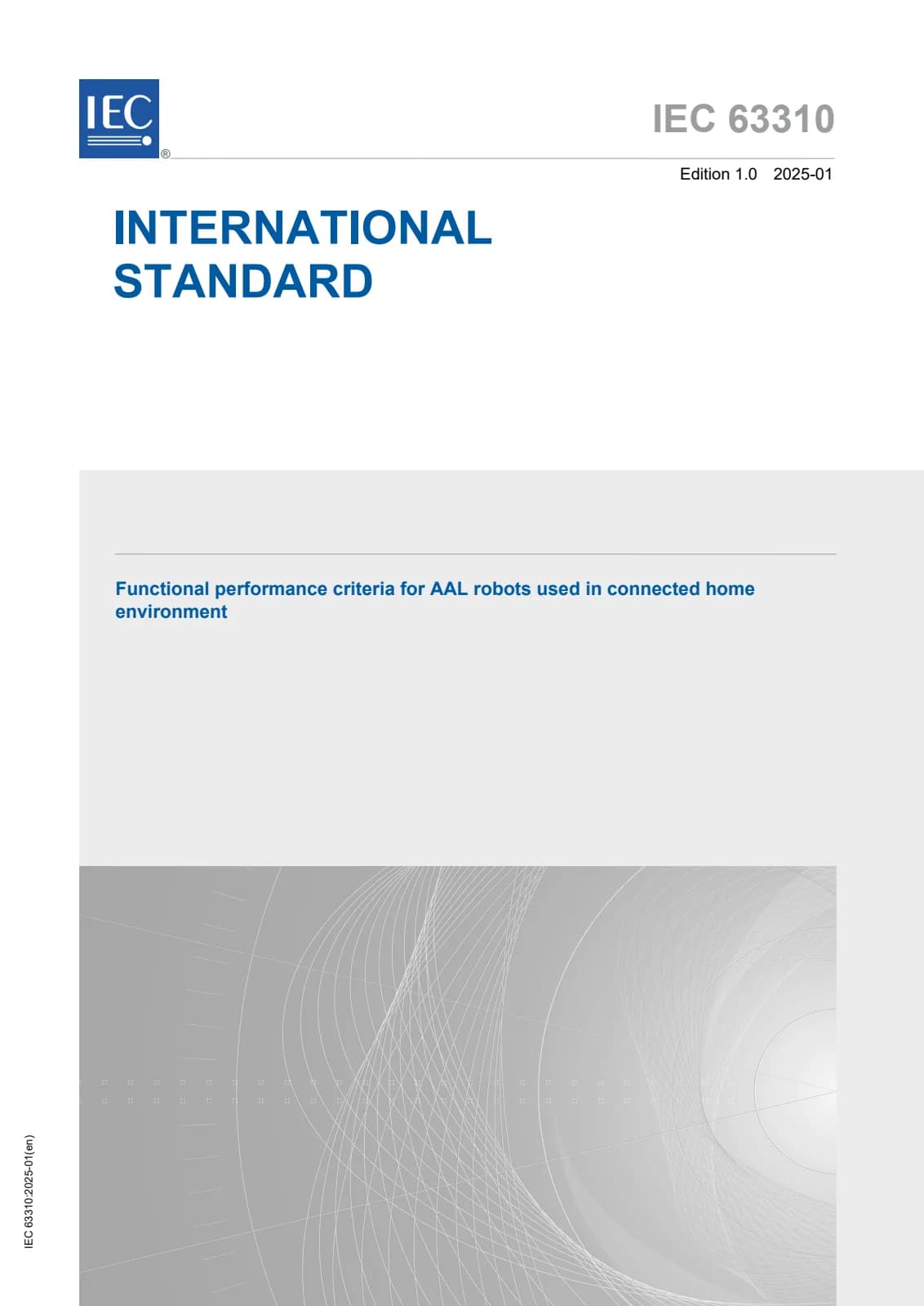 Первая страница стандарта IEC 63310:2025