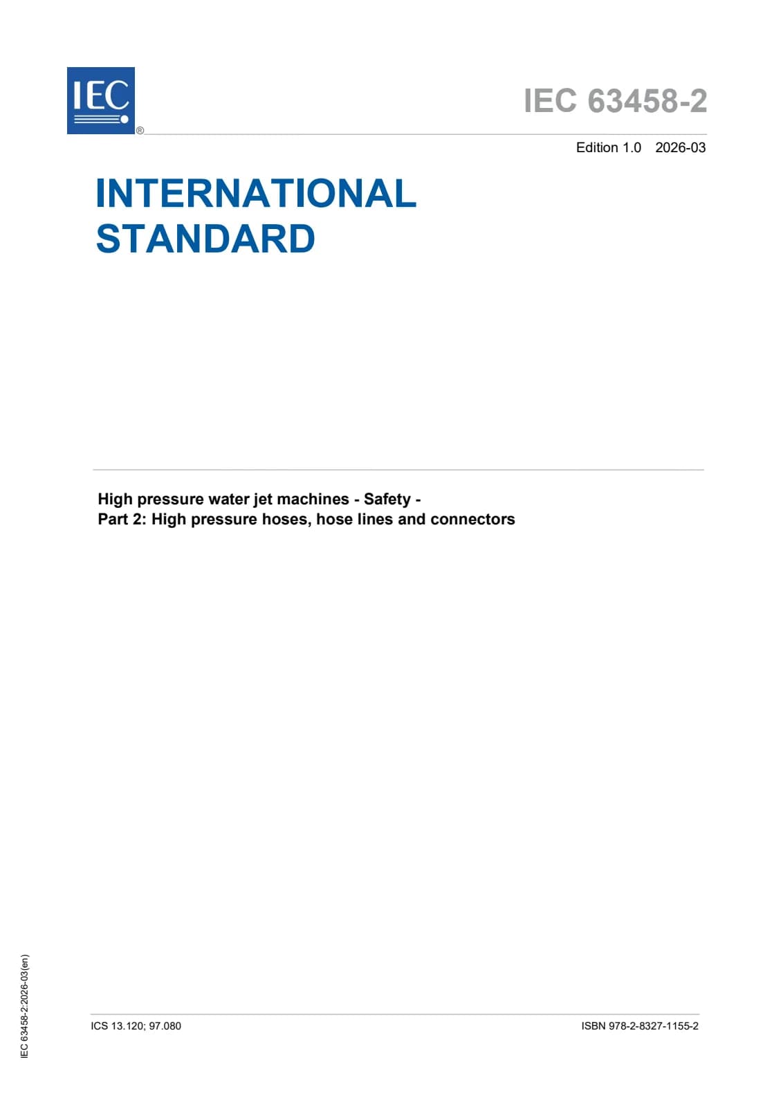 Первая страница стандарта IEC 63458-2:2026