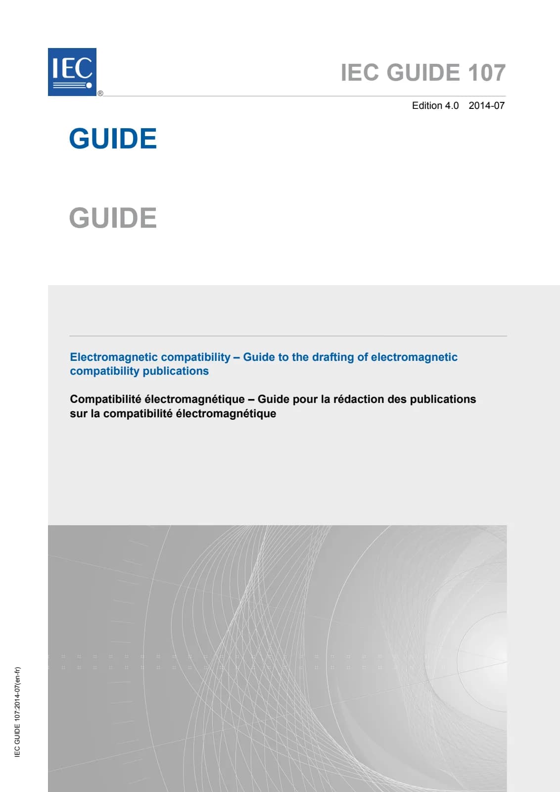 Первая страница стандарта IEC GUIDE 107:2014
