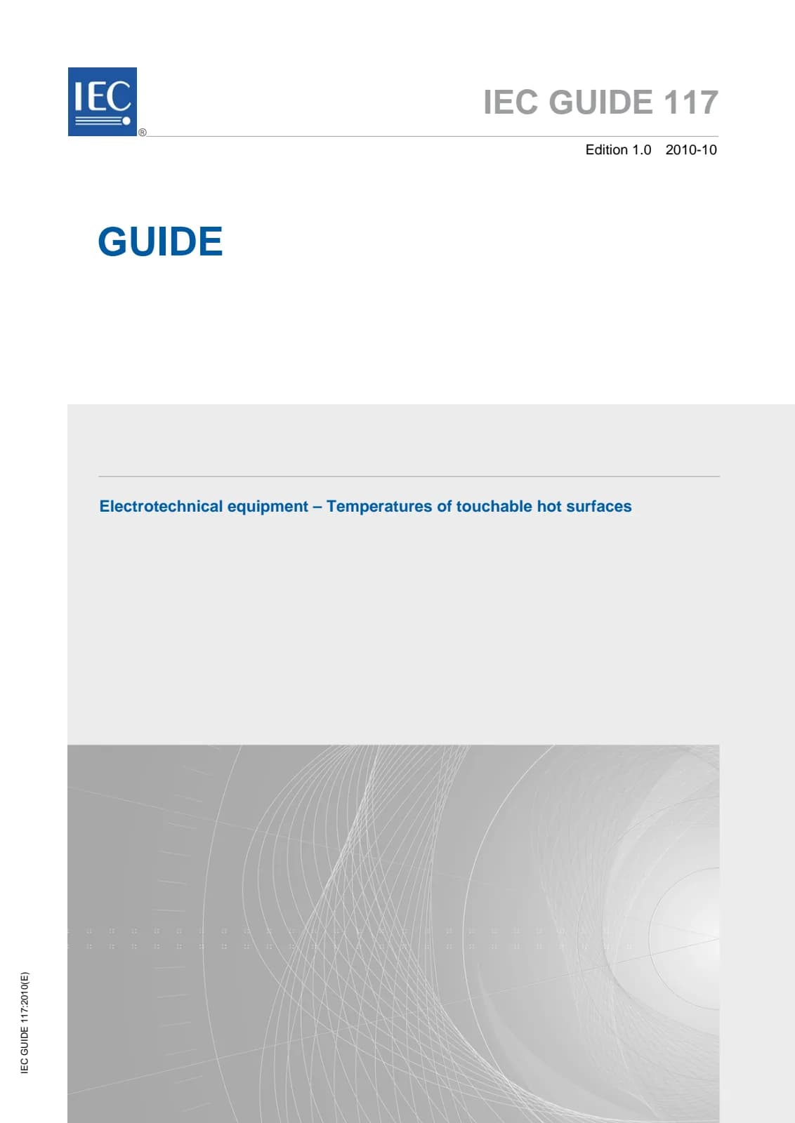 Первая страница стандарта IEC GUIDE 117:2010
