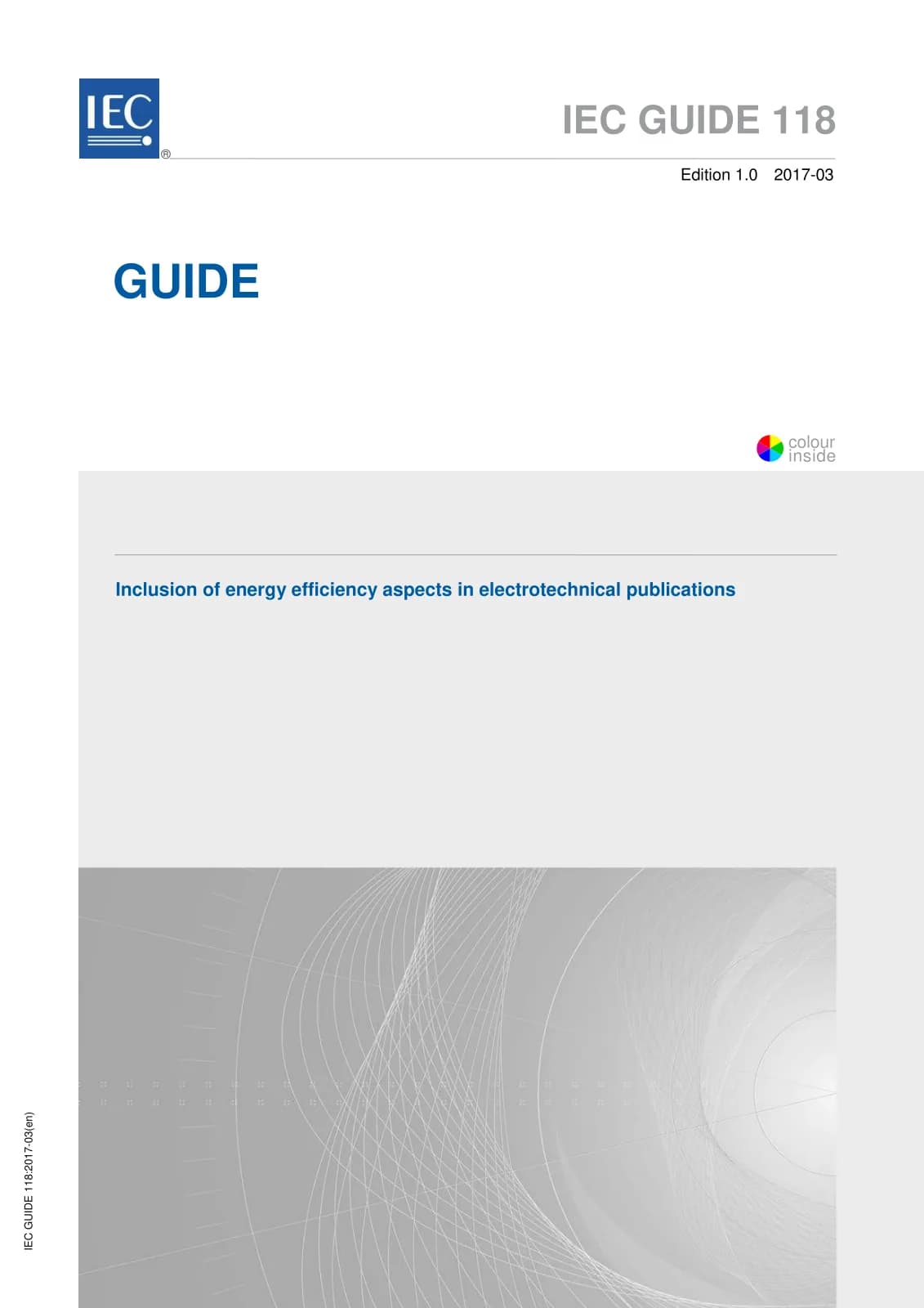 Первая страница стандарта IEC GUIDE 118:2017