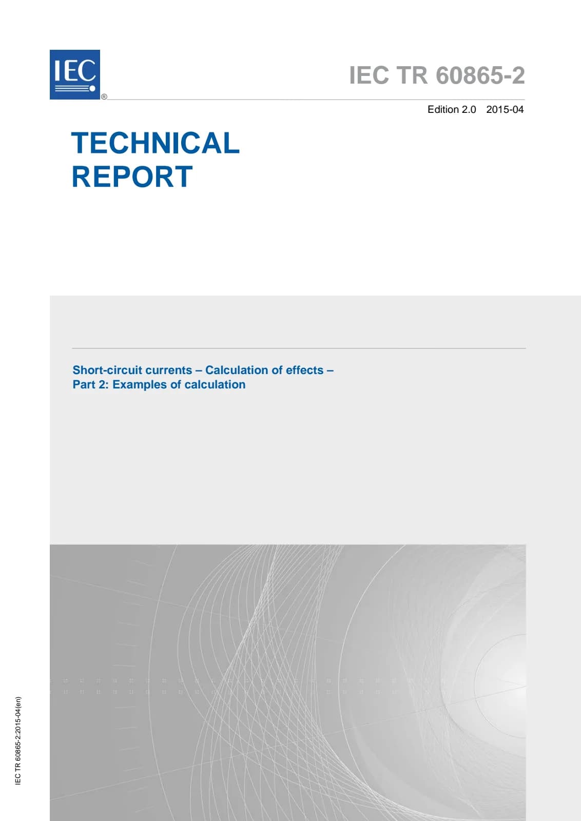 Первая страница стандарта IEC TR 60865-2:2015