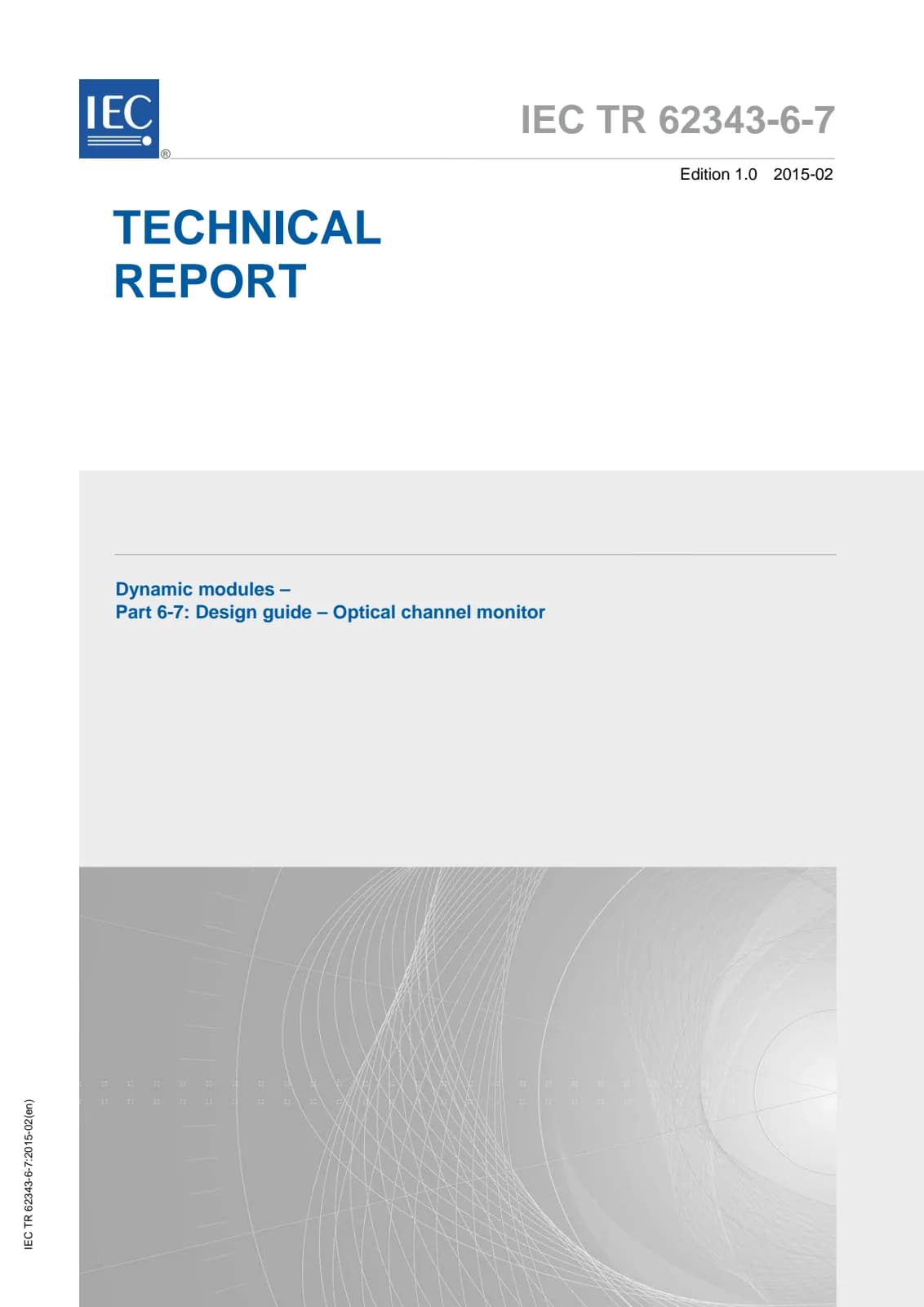 Первая страница стандарта IEC TR 62343-6-7:2015