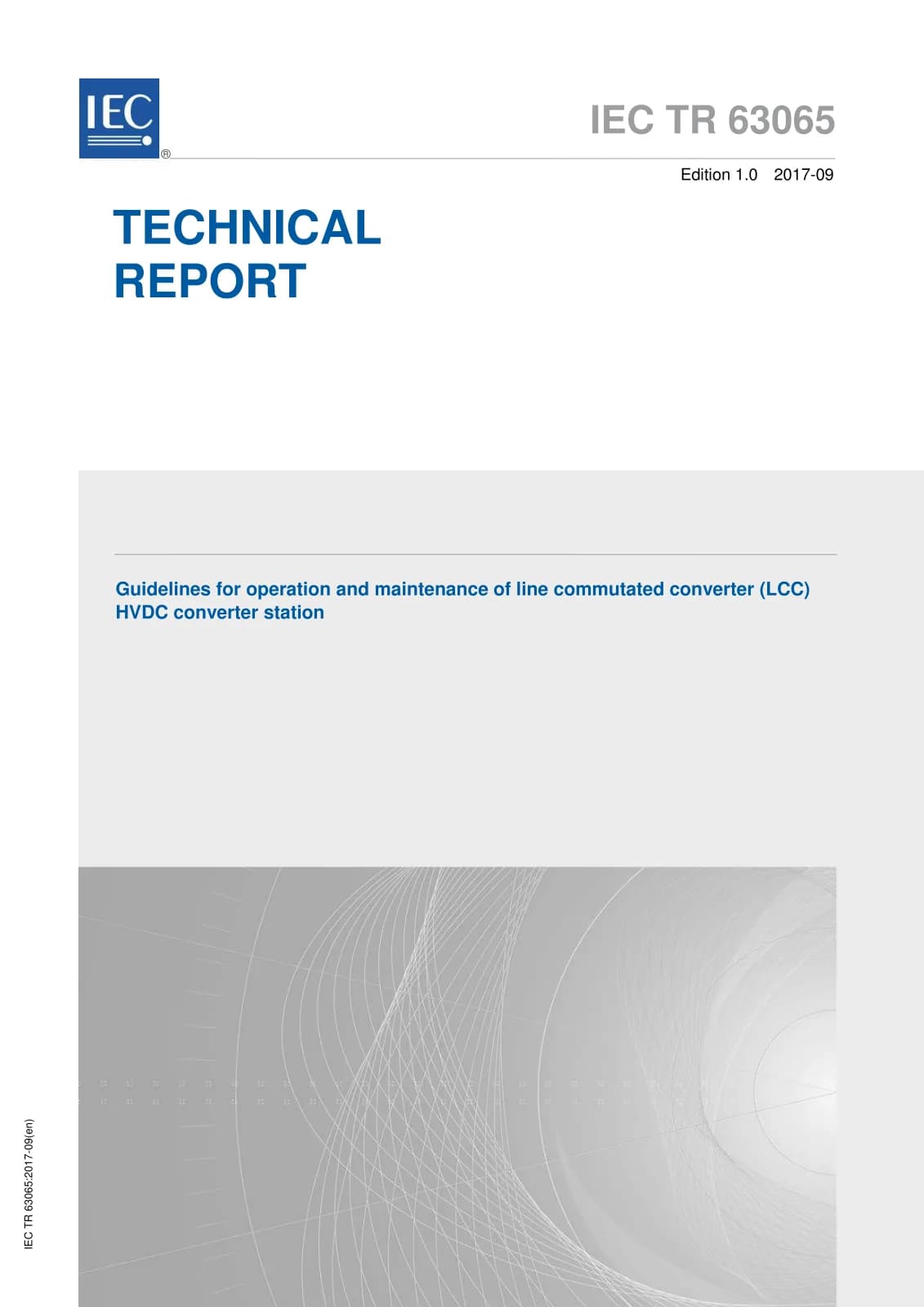 Первая страница стандарта IEC TR 63065:2017