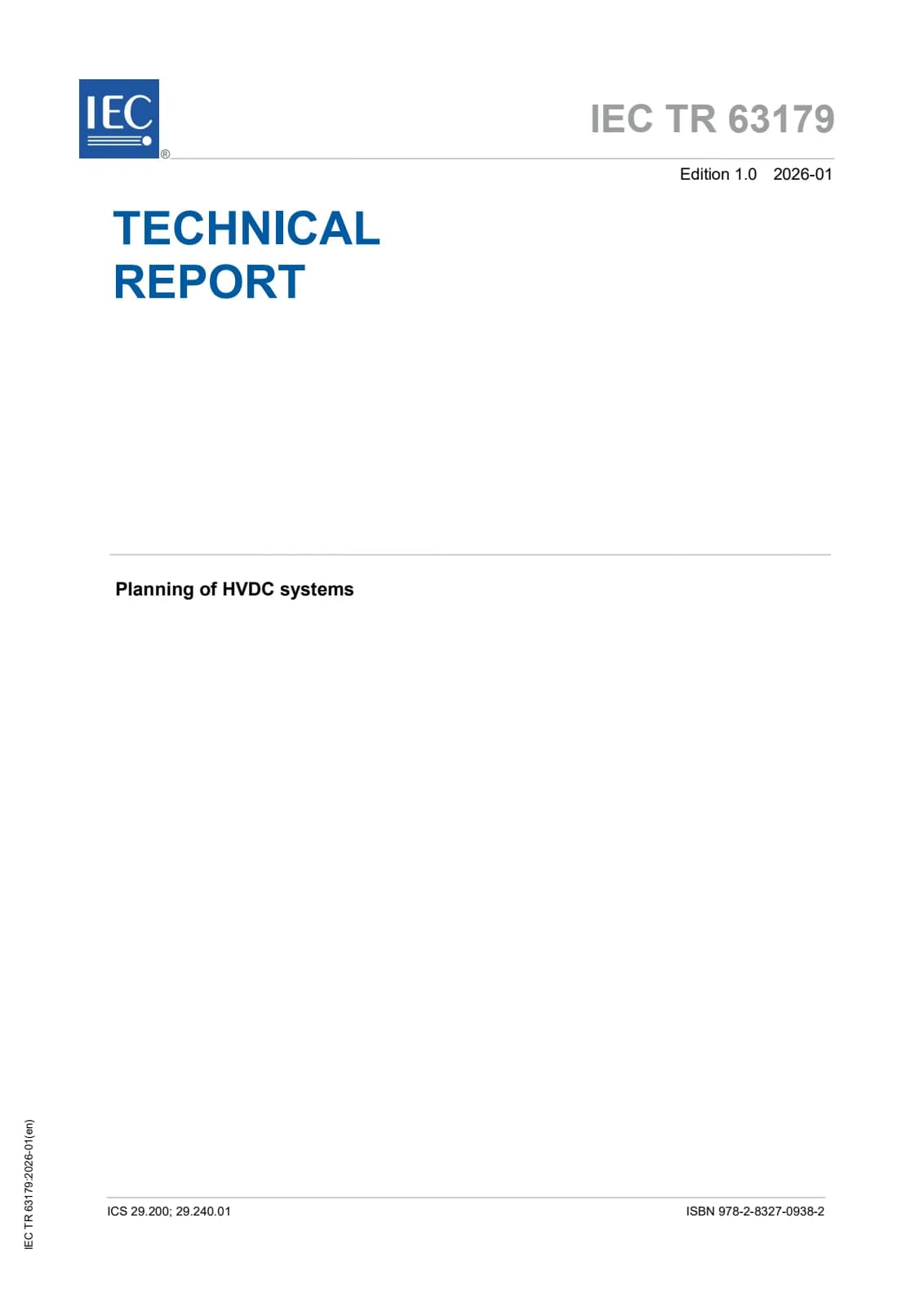 Первая страница стандарта IEC TR 63179:2026