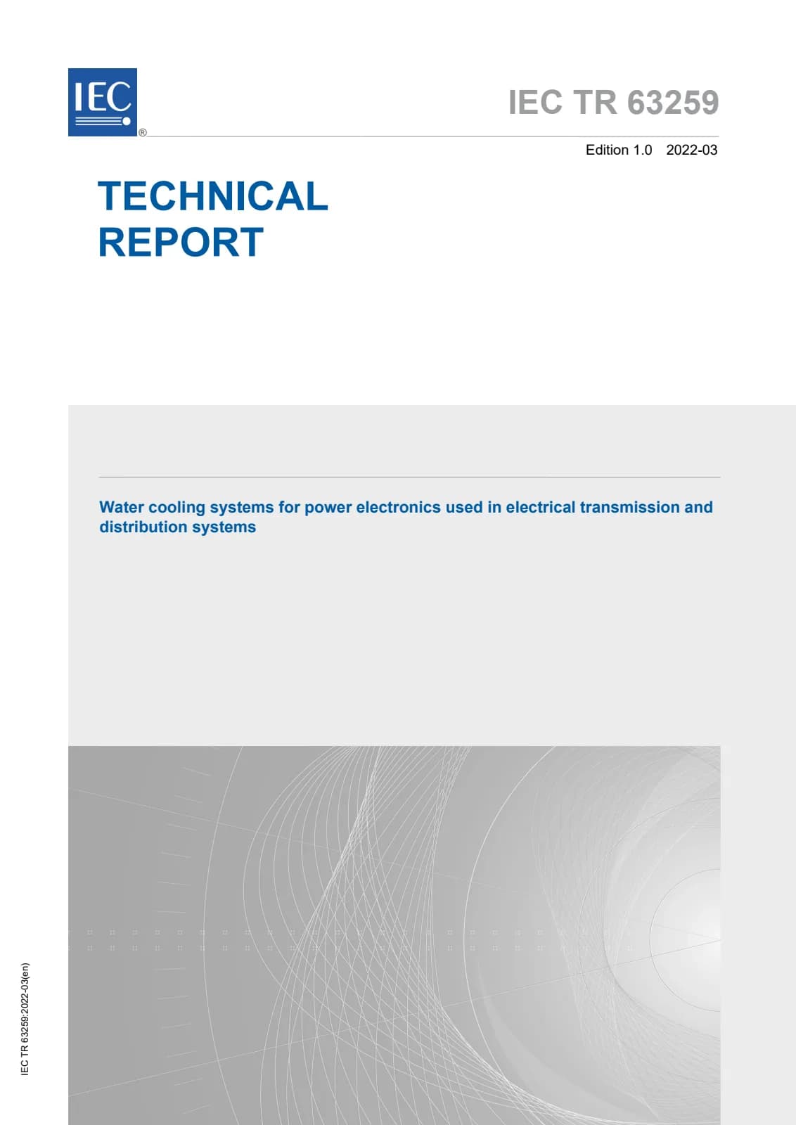 Первая страница стандарта IEC TR 63259:2022