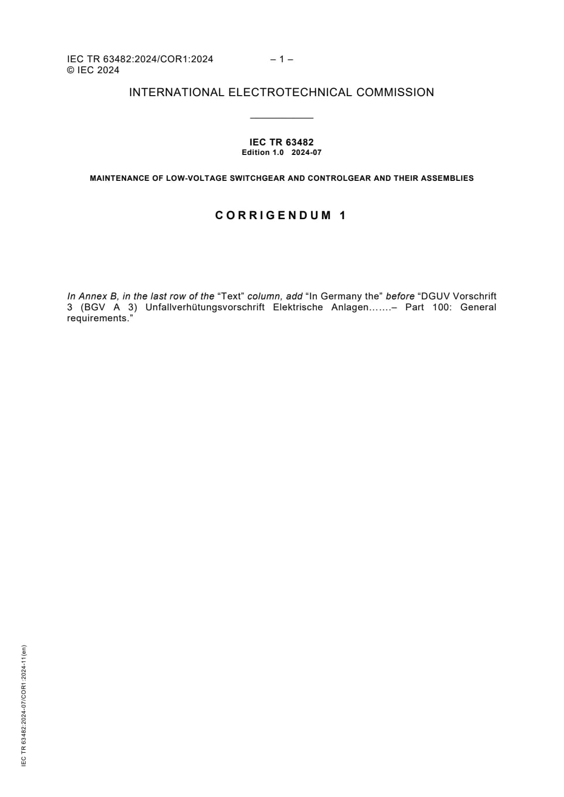 Первая страница стандарта IEC TR 63482:2024