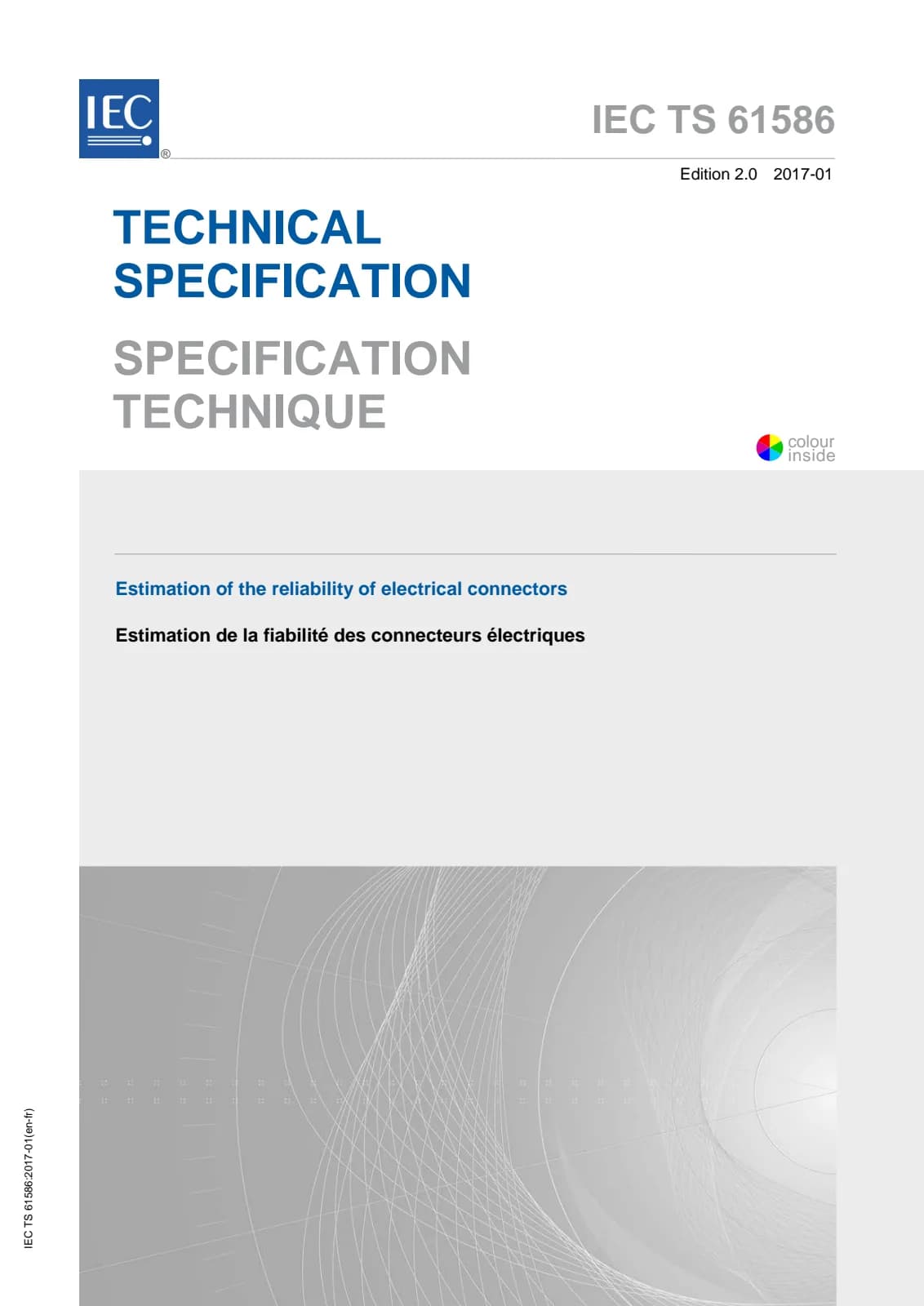 Первая страница стандарта IEC TS 61586:2017