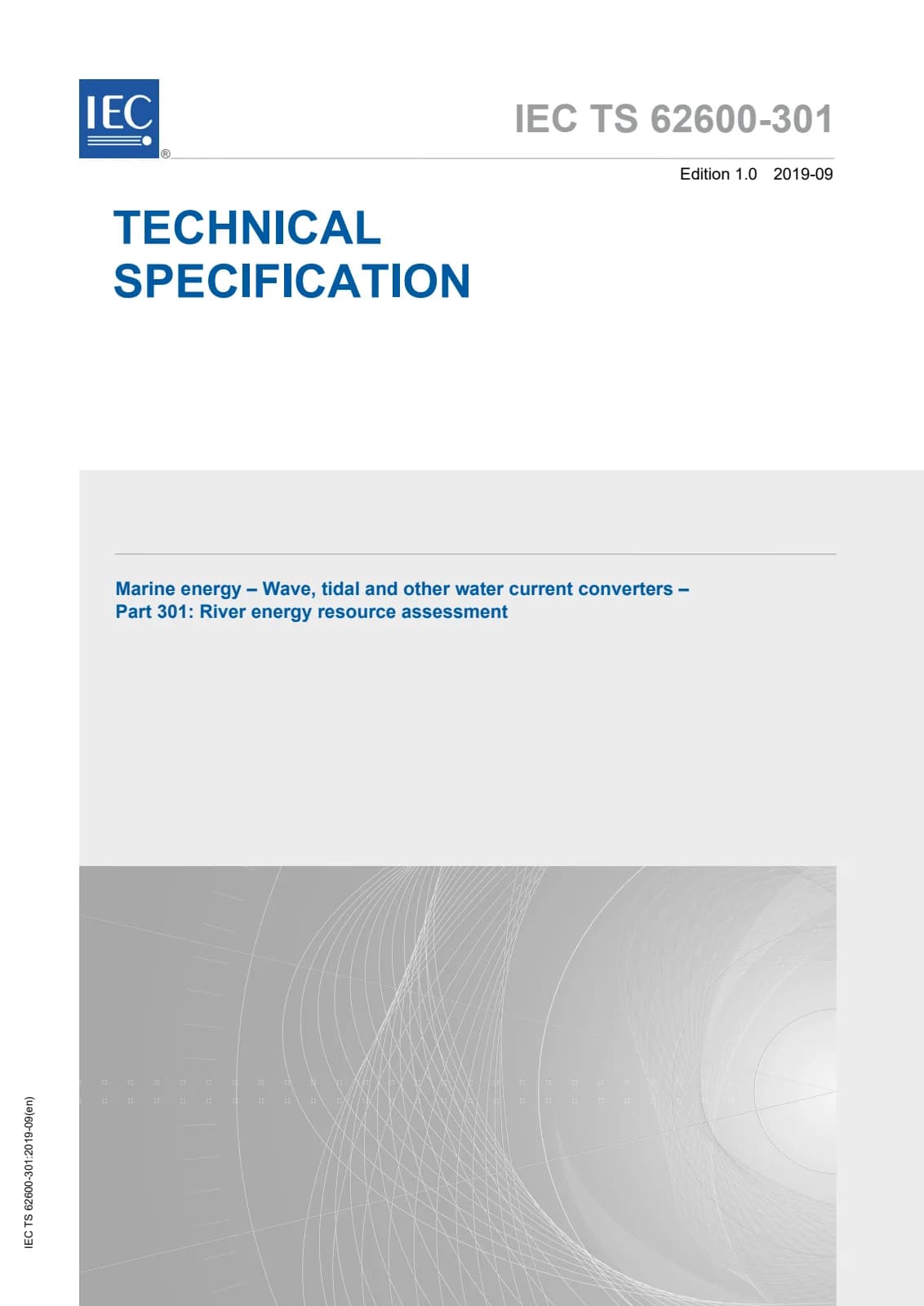 Первая страница стандарта IEC TS 62600-301:2019