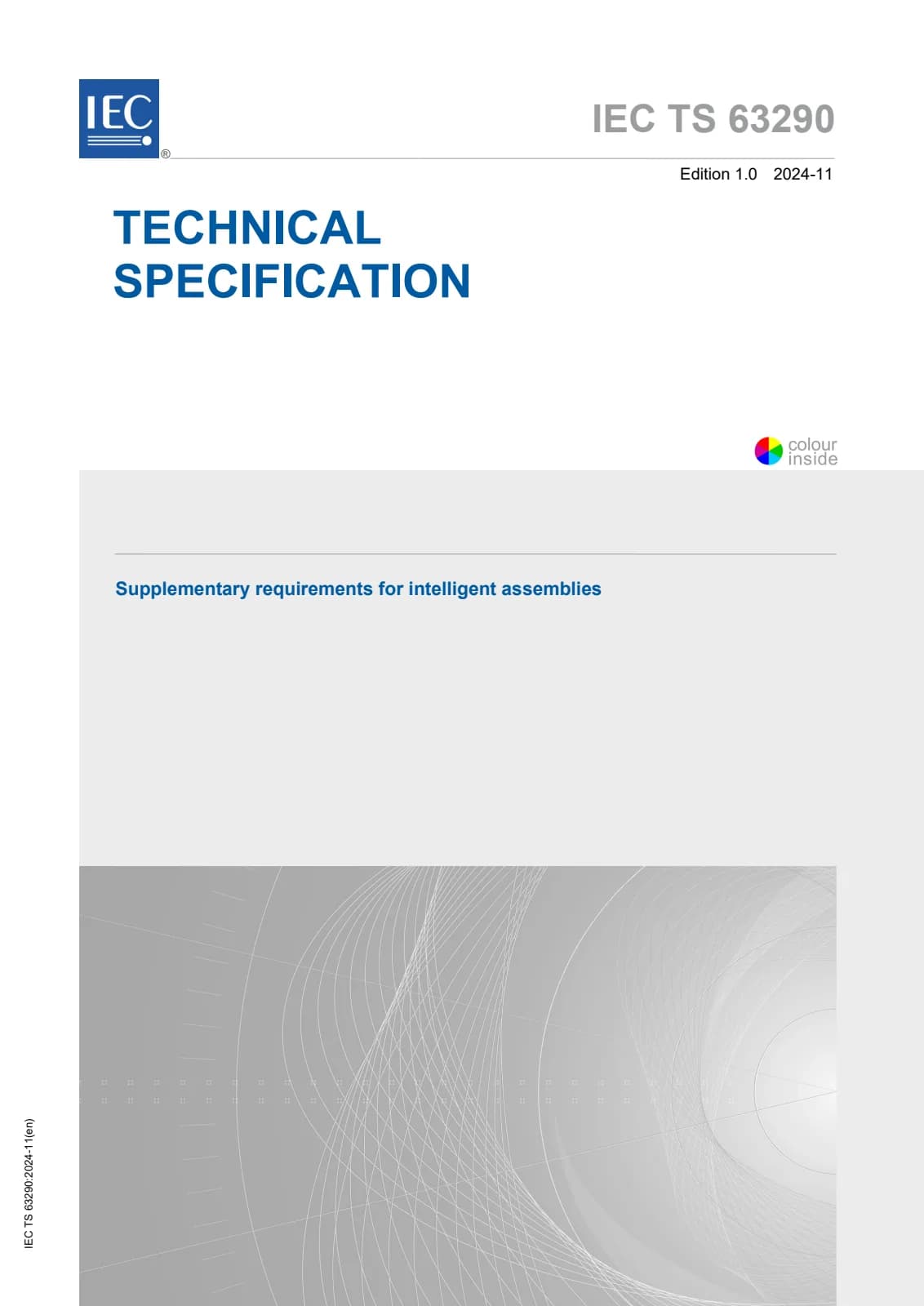 Первая страница стандарта IEC TS 63290:2024