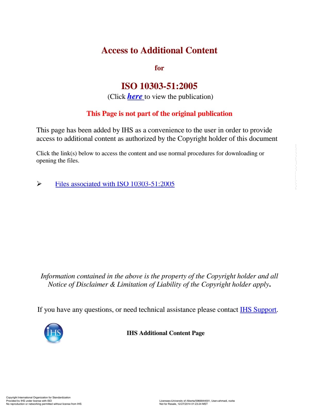 Первая страница стандарта ISO 10303-51:2005