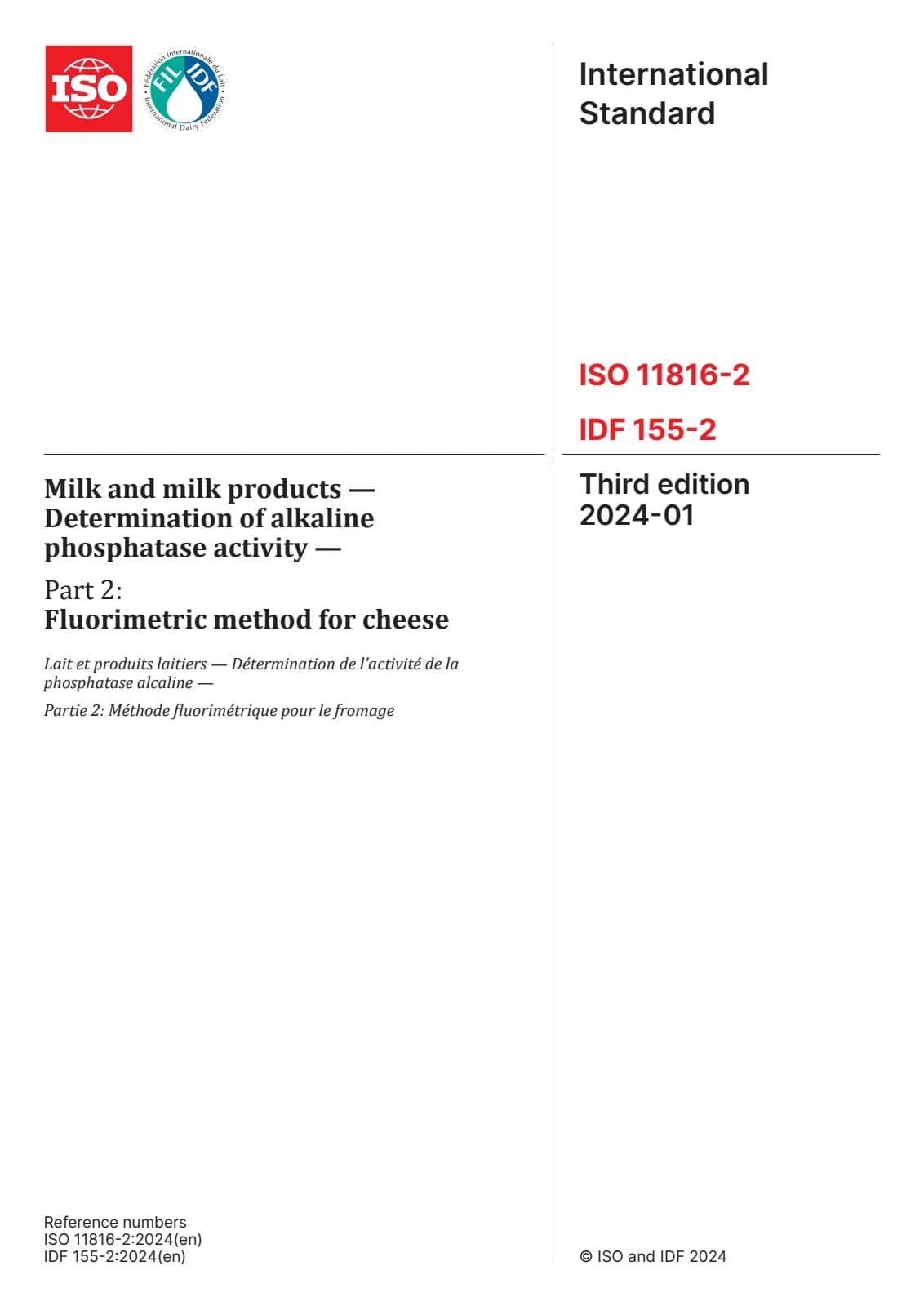 Первая страница стандарта ISO 11816-2:2024