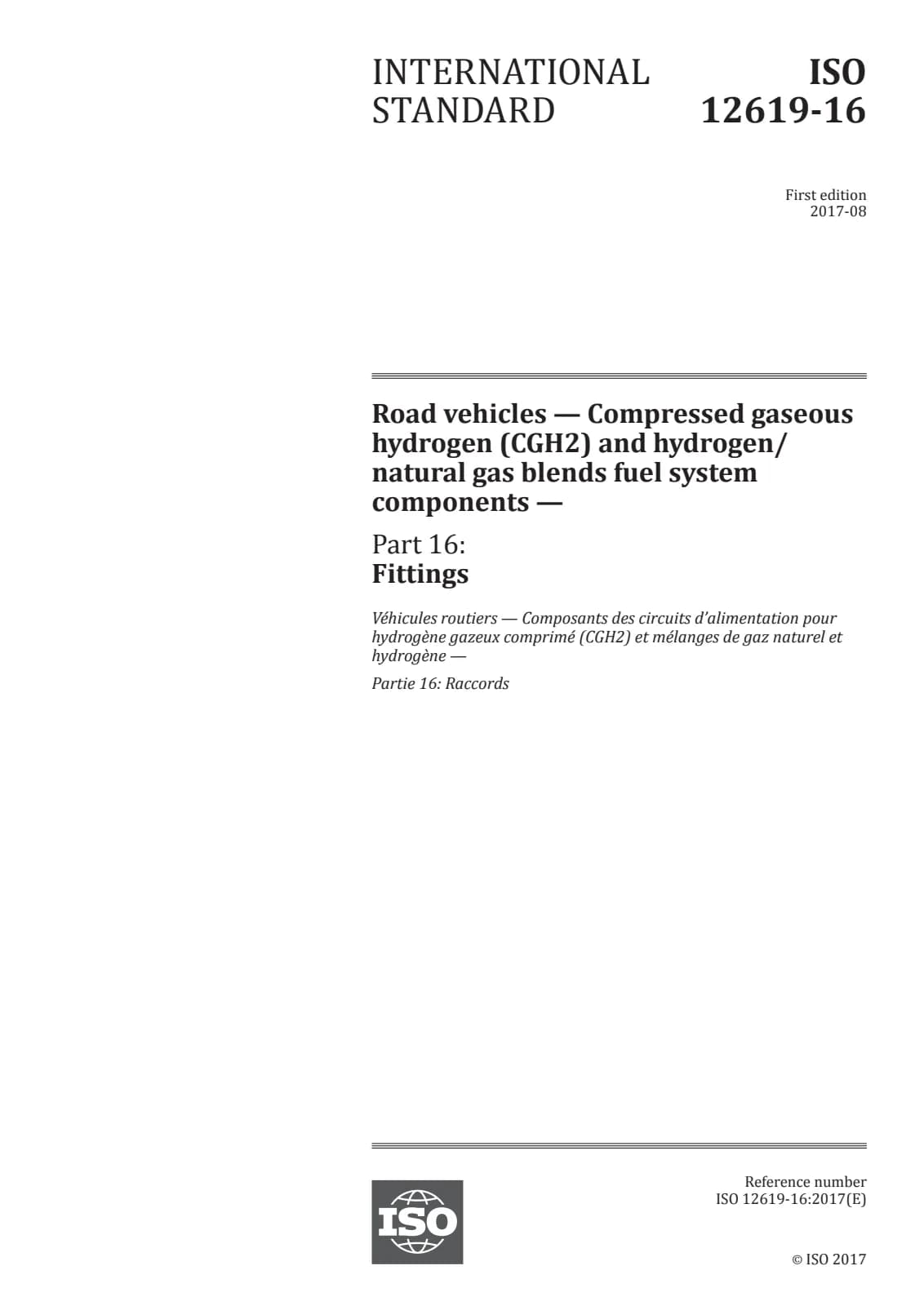Первая страница стандарта ISO 12619-16:2017