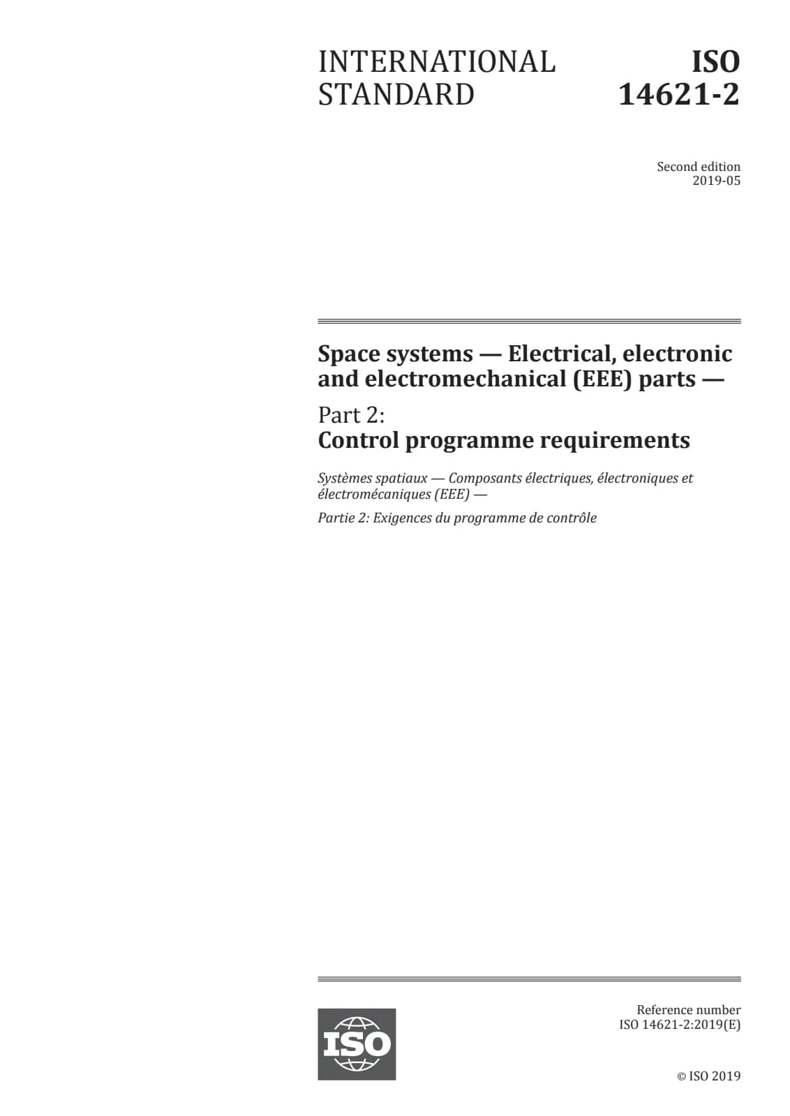 Первая страница стандарта ISO 14621-2:2019