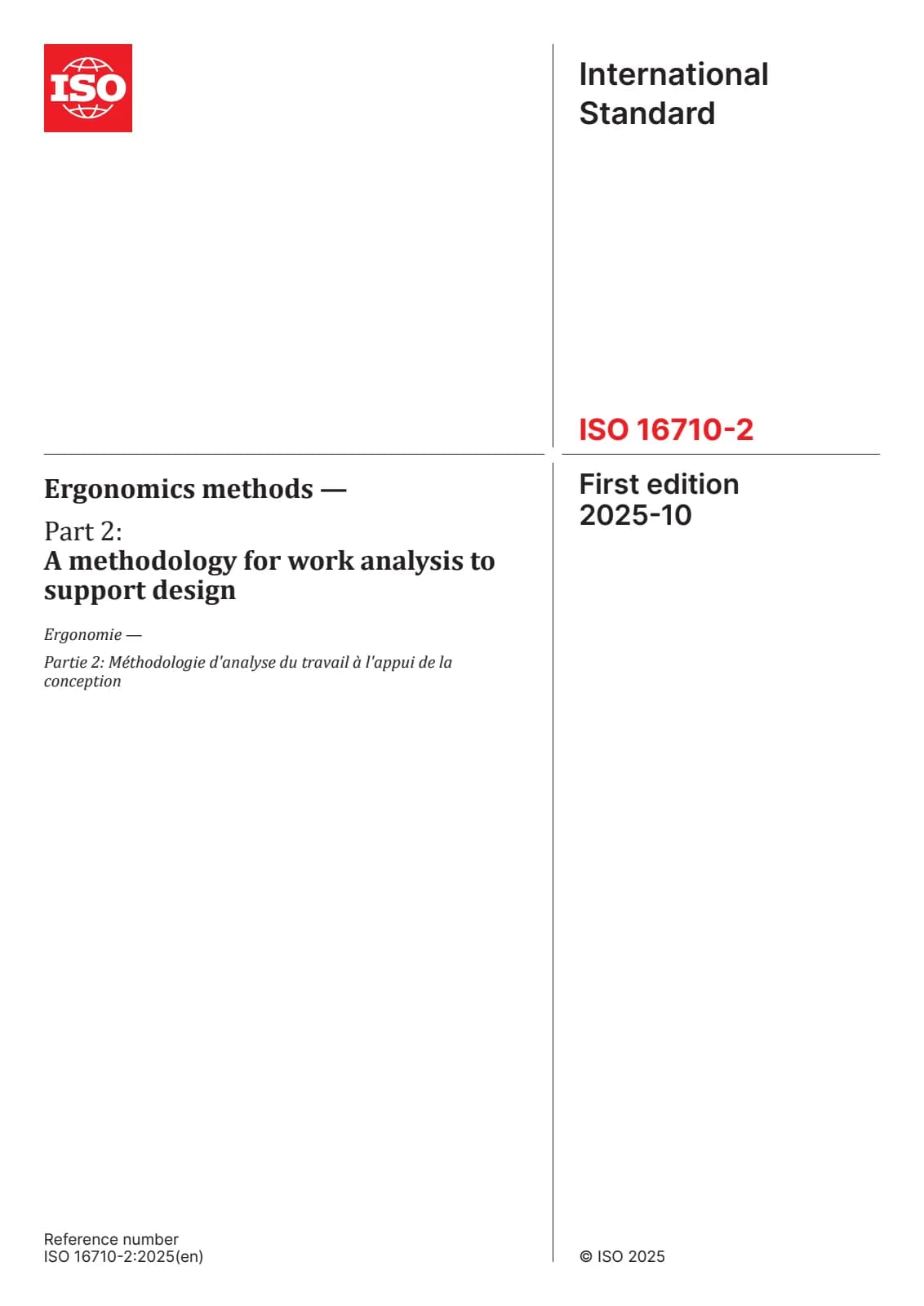 Первая страница стандарта ISO 16710-2:2025