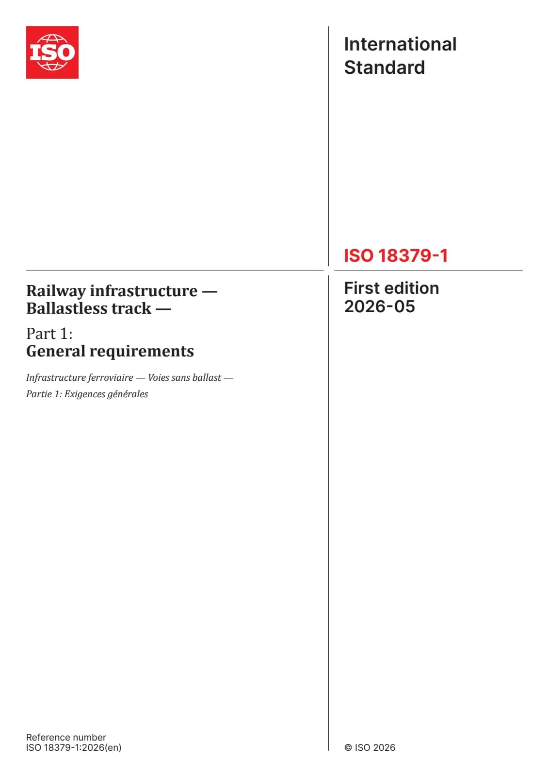 Первая страница стандарта ISO 18379-1:2026