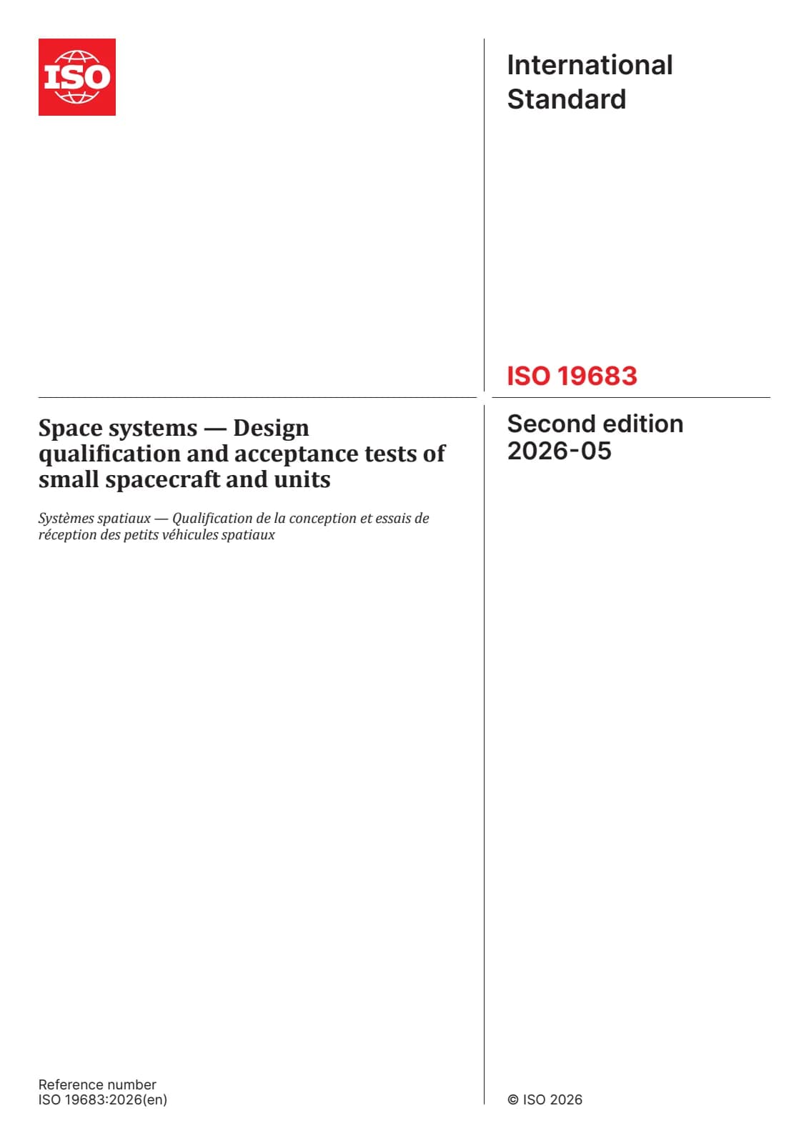 Первая страница стандарта ISO 19683:2026