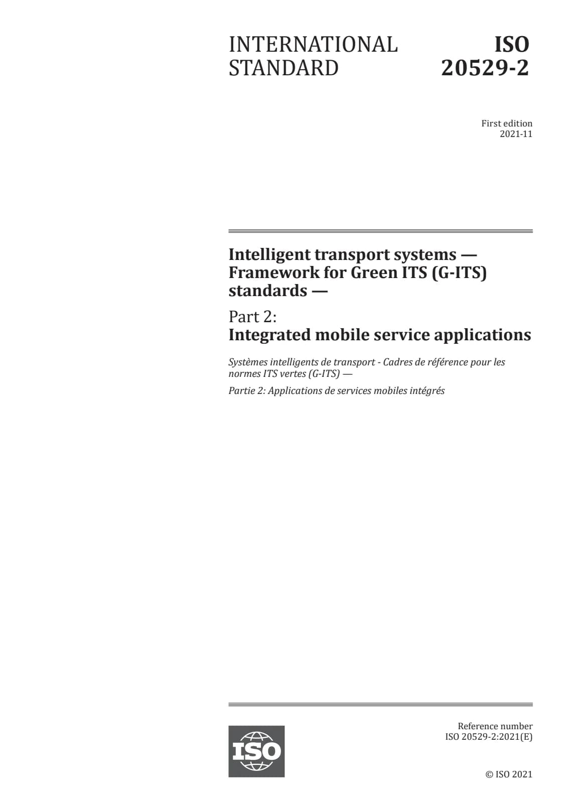 Первая страница стандарта ISO 20529-2:2021