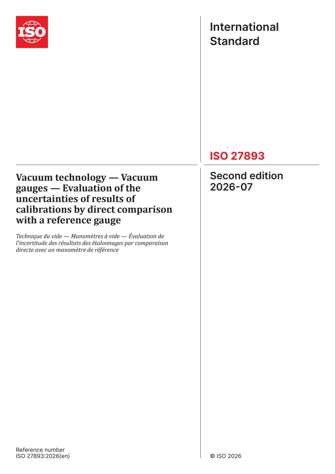 Первая страница стандарта ISO 27893:2026