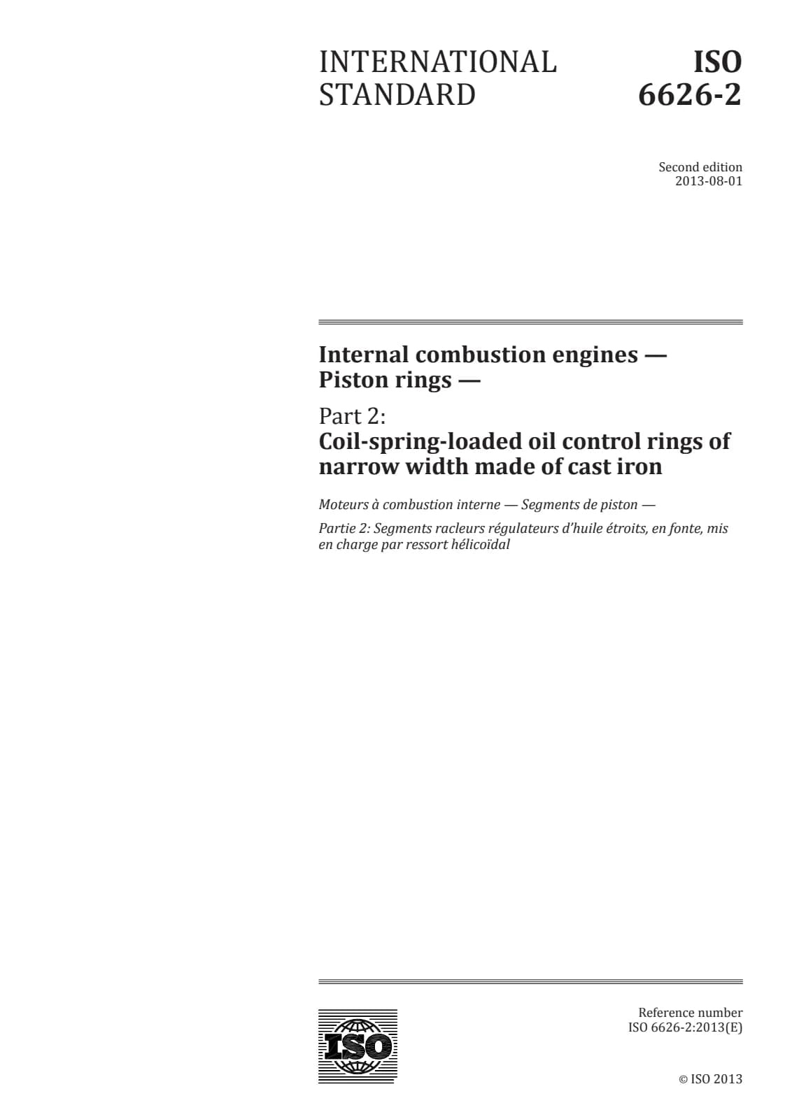 Первая страница стандарта ISO 6626-2:2013