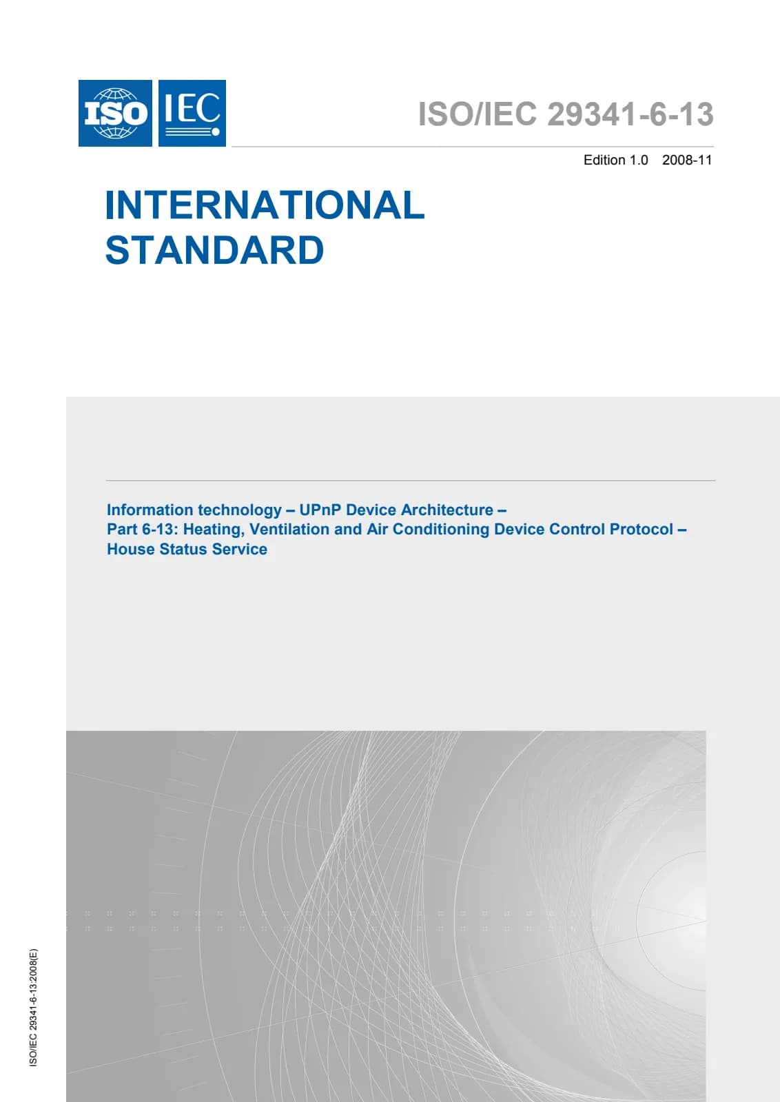 Первая страница стандарта ISO/IEC 29341-6-13:2008