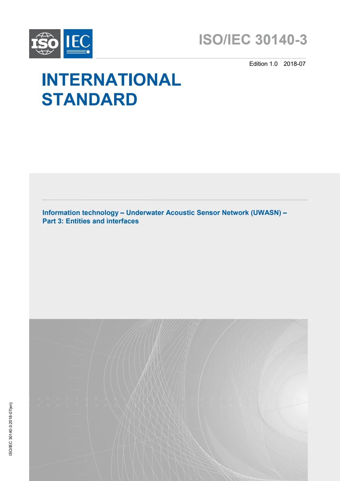 Первая страница стандарта ISO/IEC 30140-3:2018