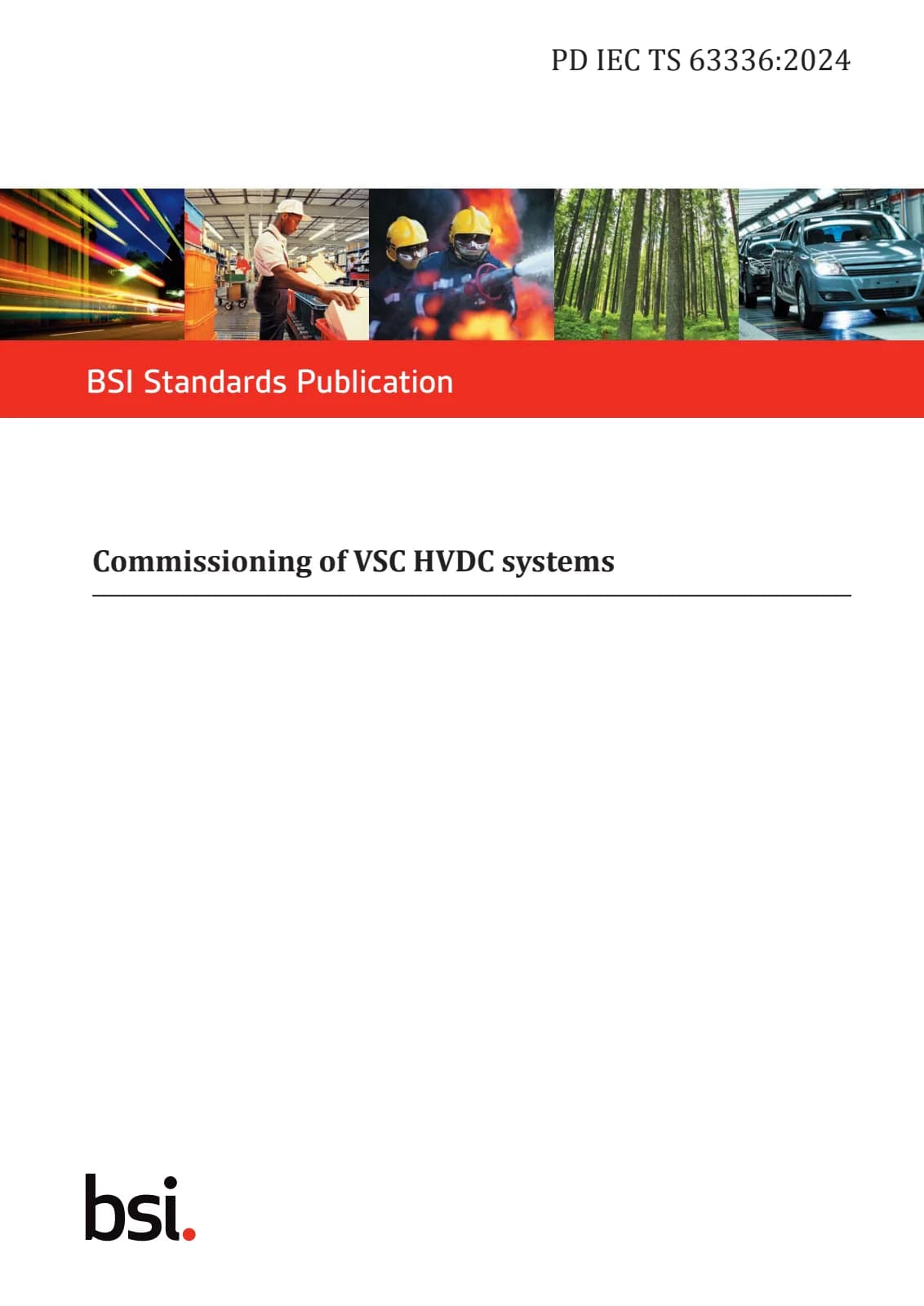 Первая страница стандарта PD IEC TS 63336:2024